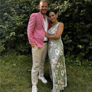 Abercrombie & Fitch giselle pleated one-shoulder maxi dress